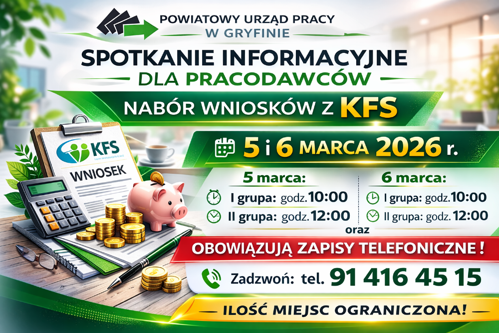 Plakat promujący spotkanie z podaniem dat i godzin spotkania