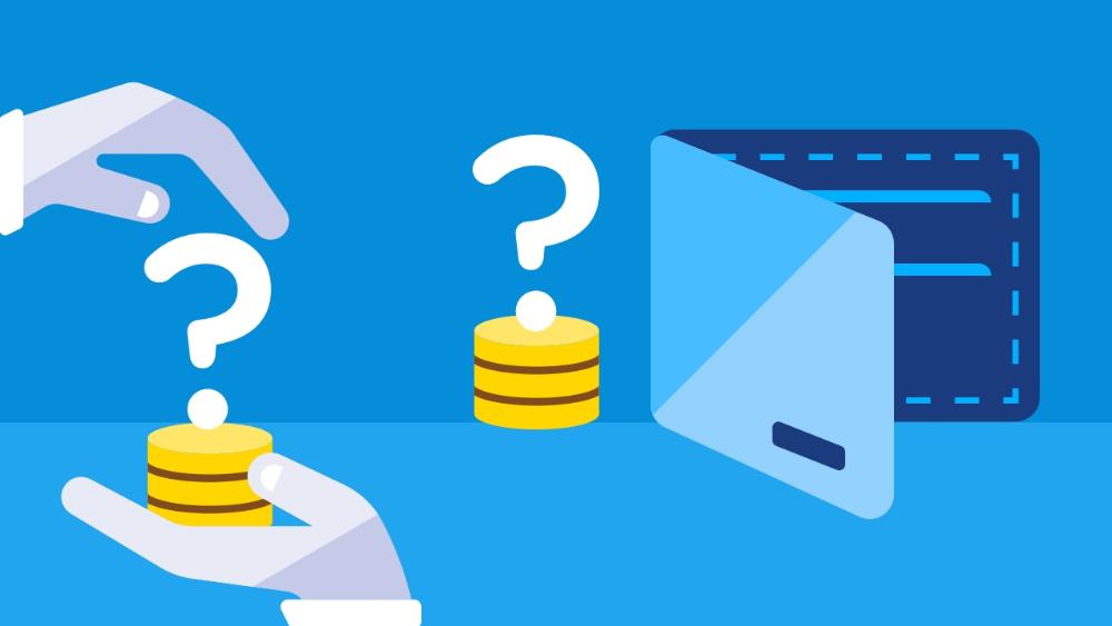 grafika przedstawiająca portfel z pieniedzmi